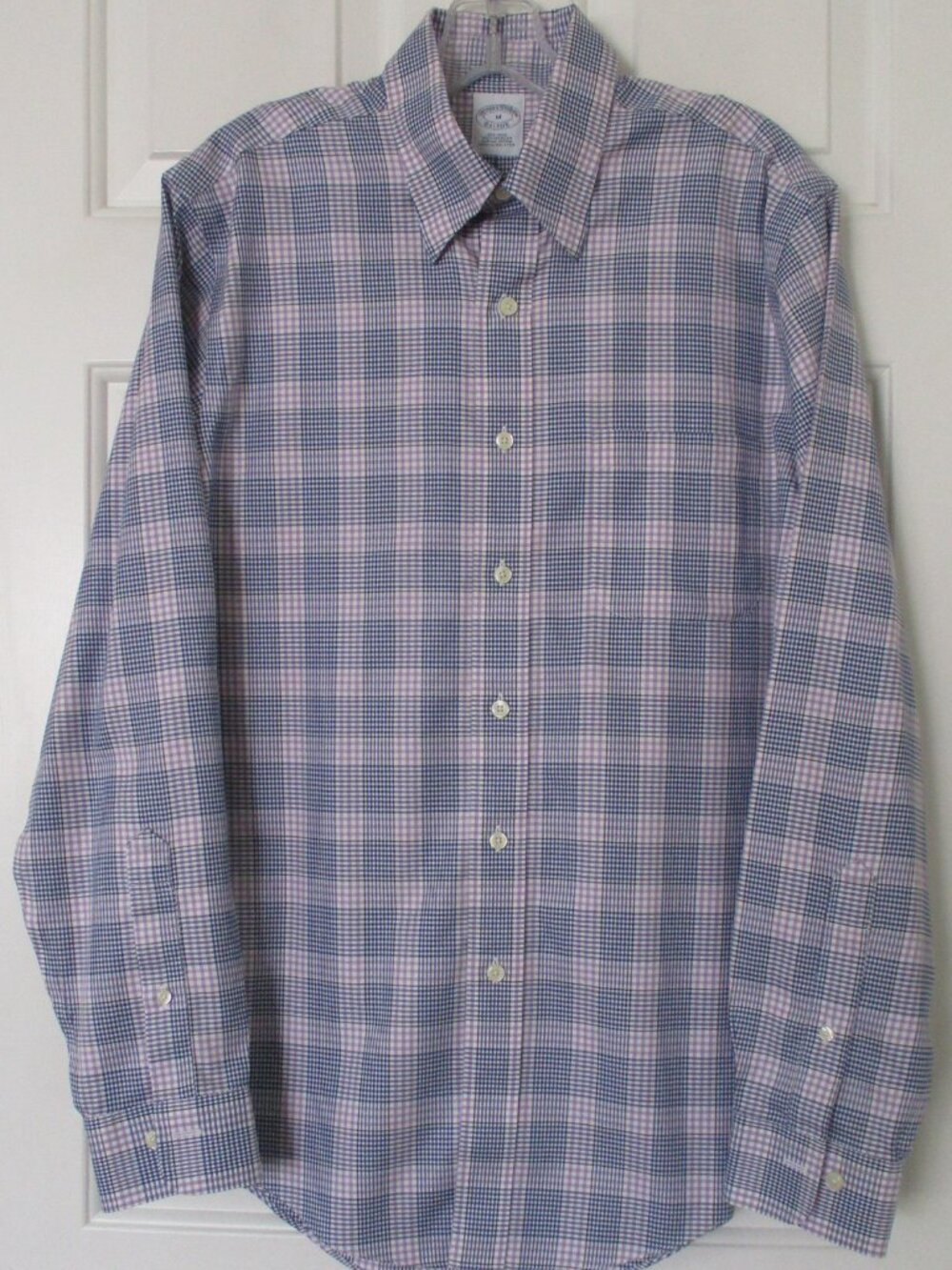 Brooks Brothers Mens L/S Purple Cotton Button-down Dress Shirt NWOT - 16/33-34